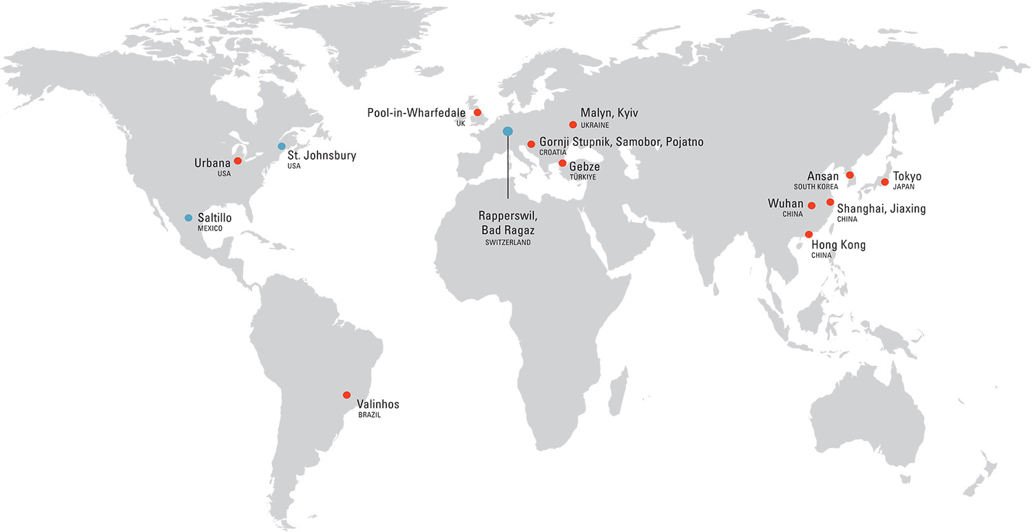 Weidmann Medical Locations Map