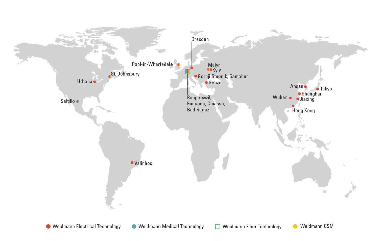 Weidmann Global Locations